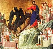 Duccio di Buoninsegna Temptation on the Mount china oil painting reproduction